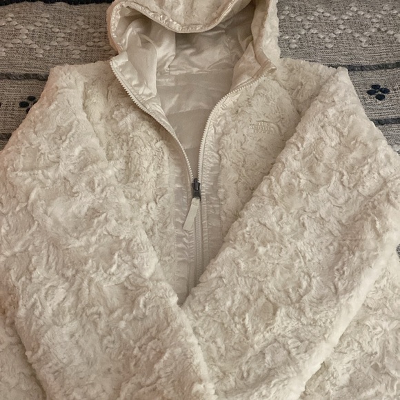 NWT The North Face Girls Print Reversible Mossbud Swirl Parka - Picture 5 of 7